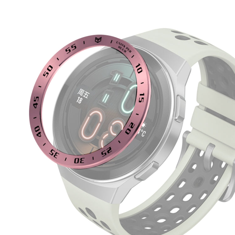Pour Huawei Watch GT2e Smart Watch Bague Lunette En Acier Inoxydable, A Version Time, E Version Speed