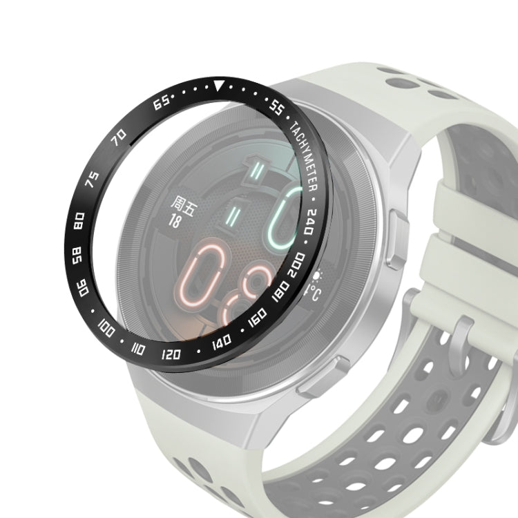 Pour Huawei Watch GT2e Smart Watch Bague Lunette En Acier Inoxydable, A Version Time, E Version Speed