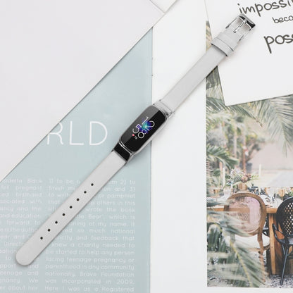 Pour bracelet de montre de remplacement en cuir Fitbit Luxe, S