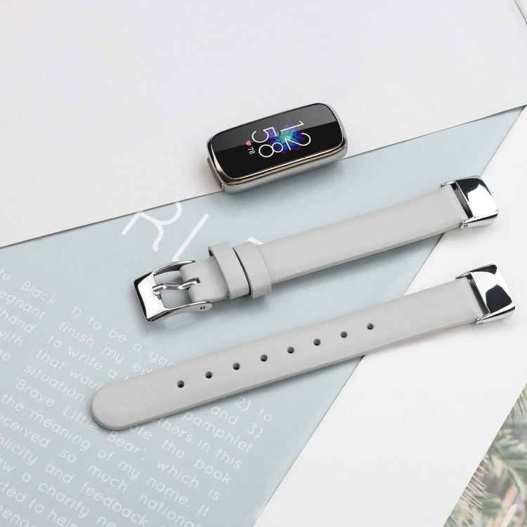 Pour bracelet de montre de remplacement en cuir Fitbit Luxe, S
