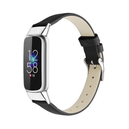 Pour bracelet de montre de remplacement en cuir Fitbit Luxe, S