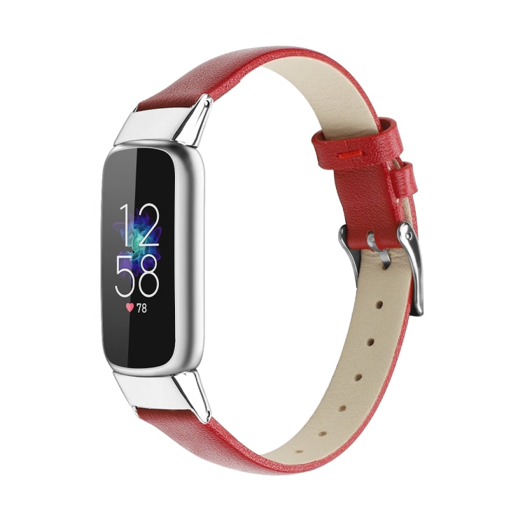 Pour bracelet de montre de remplacement en cuir Fitbit Luxe, S
