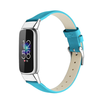 Pour bracelet de montre de remplacement en cuir Fitbit Luxe, S
