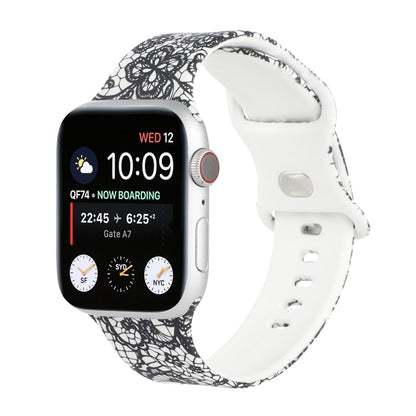 Bracelet de montre de remplacement imprimé à 8 boucles pour la série Apple Watch, 7 45mm / 6 & SE & 5 & 4 44mm / 3 & 2 & 1 42mm, 7 41mm / 6 & SE & 5 & 4 40mm / 3 & 2 & 1 38mm