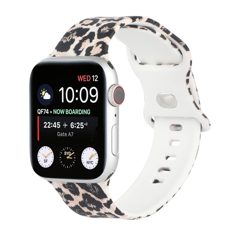 Bracelet de montre de remplacement imprimé à 8 boucles pour la série Apple Watch, 7 45mm / 6 & SE & 5 & 4 44mm / 3 & 2 & 1 42mm, 7 41mm / 6 & SE & 5 & 4 40mm / 3 & 2 & 1 38mm