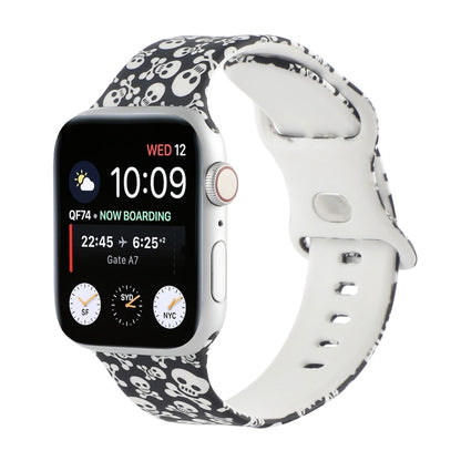 Bracelet de montre de remplacement imprimé à 8 boucles pour la série Apple Watch, 7 45mm / 6 & SE & 5 & 4 44mm / 3 & 2 & 1 42mm, 7 41mm / 6 & SE & 5 & 4 40mm / 3 & 2 & 1 38mm