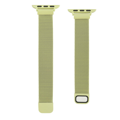 Bracelet de montre de rechange Milan à double section de petite taille pour la série Apple Watch, 7 45mm / 6 & SE & 5 & 4 44mm / 3 & 2 & 1 42mm, 7 41mm / 6 & SE & 5 & 4 40mm / 3 & 2 & 1 38mm