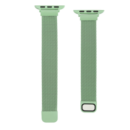 Bracelet de montre de rechange Milan à double section de petite taille pour la série Apple Watch, 7 45mm / 6 & SE & 5 & 4 44mm / 3 & 2 & 1 42mm, 7 41mm / 6 & SE & 5 & 4 40mm / 3 & 2 & 1 38mm