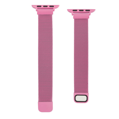 Bracelet de montre de rechange Milan à double section de petite taille pour la série Apple Watch, 7 45mm / 6 & SE & 5 & 4 44mm / 3 & 2 & 1 42mm, 7 41mm / 6 & SE & 5 & 4 40mm / 3 & 2 & 1 38mm