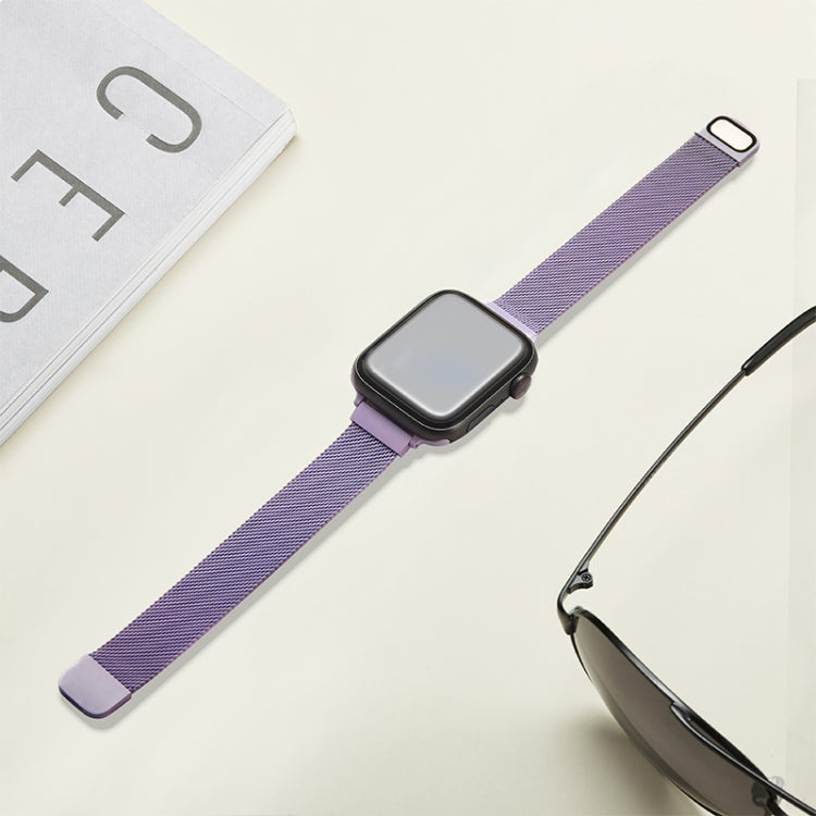 Bracelet de montre de rechange Milan à double section de petite taille pour la série Apple Watch, 7 45mm / 6 & SE & 5 & 4 44mm / 3 & 2 & 1 42mm, 7 41mm / 6 & SE & 5 & 4 40mm / 3 & 2 & 1 38mm