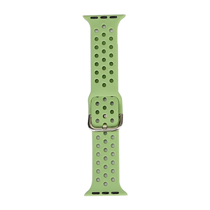 Bracelet de rechange en silicone pour Apple Watch Series, 7 45mm / 6 & SE & 5 & 4 44mm / 3 & 2 & 1 42mm, 7 41mm / 6 & SE & 5 & 4 40mm / 3 & 2 & 1 38mm