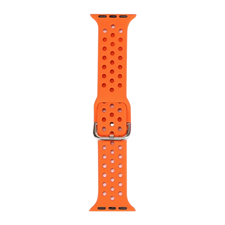 Bracelet de rechange en silicone pour Apple Watch Series, 7 45mm / 6 & SE & 5 & 4 44mm / 3 & 2 & 1 42mm, 7 41mm / 6 & SE & 5 & 4 40mm / 3 & 2 & 1 38mm