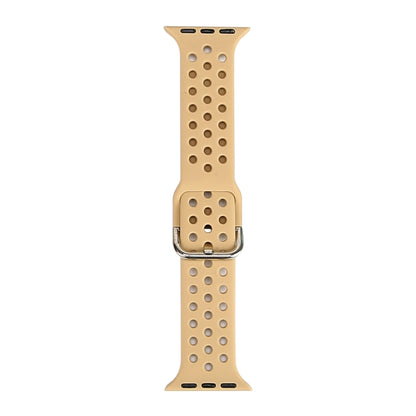 Bracelet de rechange en silicone pour Apple Watch Series, 7 45mm / 6 & SE & 5 & 4 44mm / 3 & 2 & 1 42mm, 7 41mm / 6 & SE & 5 & 4 40mm / 3 & 2 & 1 38mm