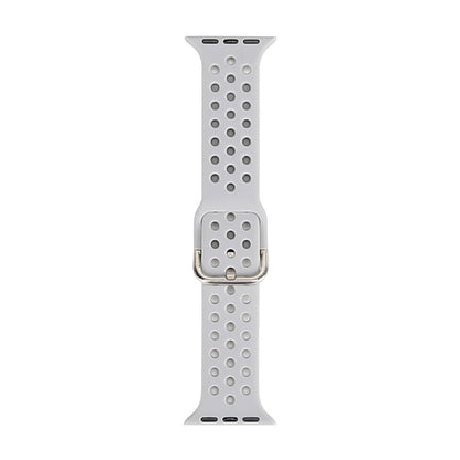 Bracelet de rechange en silicone pour Apple Watch Series, 7 45mm / 6 & SE & 5 & 4 44mm / 3 & 2 & 1 42mm, 7 41mm / 6 & SE & 5 & 4 40mm / 3 & 2 & 1 38mm