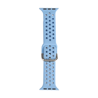 Bracelet de rechange en silicone pour Apple Watch Series, 7 45mm / 6 & SE & 5 & 4 44mm / 3 & 2 & 1 42mm, 7 41mm / 6 & SE & 5 & 4 40mm / 3 & 2 & 1 38mm