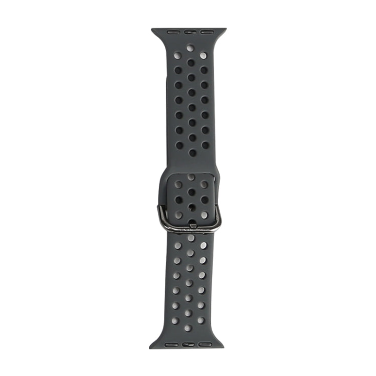 Bracelet de rechange en silicone pour Apple Watch Series, 7 45mm / 6 & SE & 5 & 4 44mm / 3 & 2 & 1 42mm, 7 41mm / 6 & SE & 5 & 4 40mm / 3 & 2 & 1 38mm