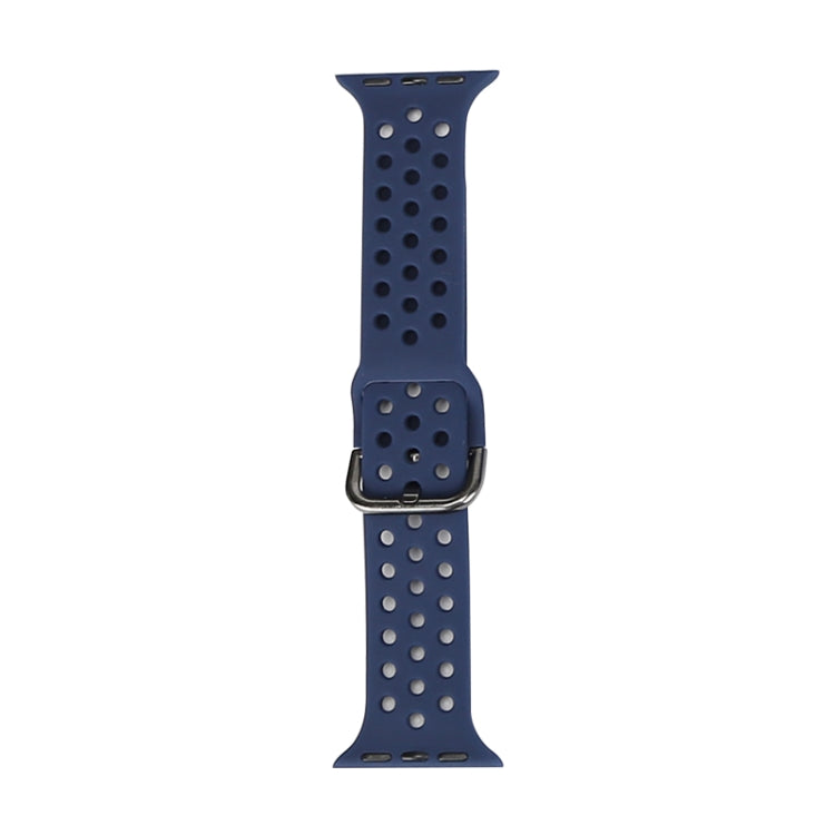 Bracelet de rechange en silicone pour Apple Watch Series, 7 45mm / 6 & SE & 5 & 4 44mm / 3 & 2 & 1 42mm, 7 41mm / 6 & SE & 5 & 4 40mm / 3 & 2 & 1 38mm