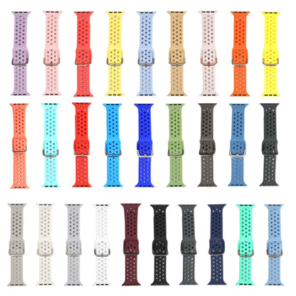 Bracelet de rechange en silicone pour Apple Watch Series, 7 45mm / 6 & SE & 5 & 4 44mm / 3 & 2 & 1 42mm, 7 41mm / 6 & SE & 5 & 4 40mm / 3 & 2 & 1 38mm