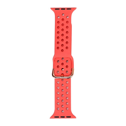 Bracelet de rechange en silicone pour Apple Watch Series, 7 45mm / 6 & SE & 5 & 4 44mm / 3 & 2 & 1 42mm, 7 41mm / 6 & SE & 5 & 4 40mm / 3 & 2 & 1 38mm