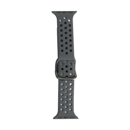 Bracelet de rechange en silicone pour Apple Watch Series, 7 45mm / 6 & SE & 5 & 4 44mm / 3 & 2 & 1 42mm, 7 41mm / 6 & SE & 5 & 4 40mm / 3 & 2 & 1 38mm