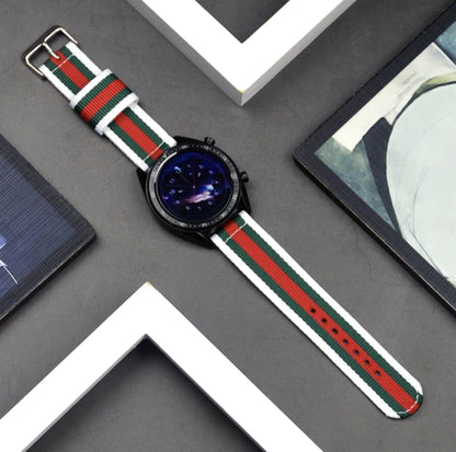 Pour Samsung Galaxy Watch4 40/44mm & Watch4 Classic 42/46mm Bracelet de remplacement en nylon fendu Bracelet de montre