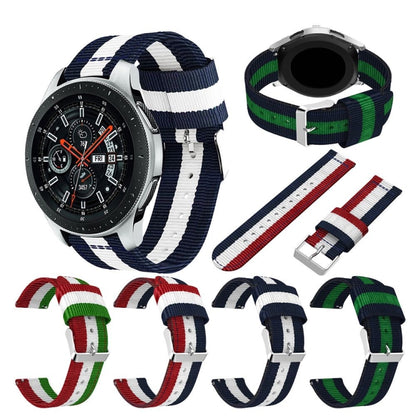 Pour Samsung Galaxy Watch4 40/44mm & Watch4 Classic 42/46mm Bracelet de remplacement en nylon fendu Bracelet de montre