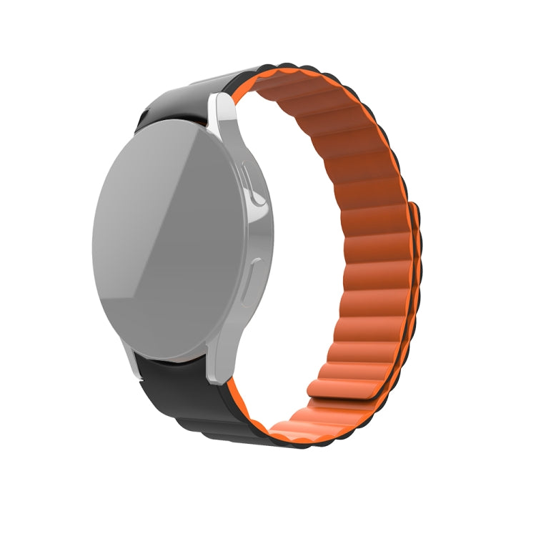 Bracelet de montre de remplacement magnétique en silicone, For Samsung Galaxy Watch4 40mm / 44mm