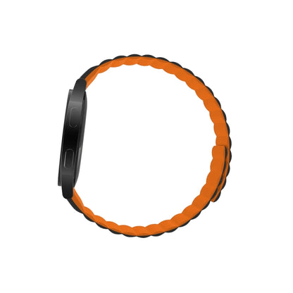 Bracelet de montre de remplacement magnétique en silicone, For Samsung Galaxy Watch4 40mm / 44mm