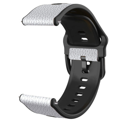 Bracelet de montre en cuir de vachette à deux couches, 20mm, 22mm