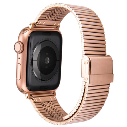 Bracelet de montre de remplacement en acier multi-bahts pour la série Apple Watch, 7 45mm / 6 & SE & 5 & 4 44mm / 3 & 2 & 1 42mm, 7 41mm / 6 & SE & 5 & 4 40mm / 3 & 2 & 1 38mm