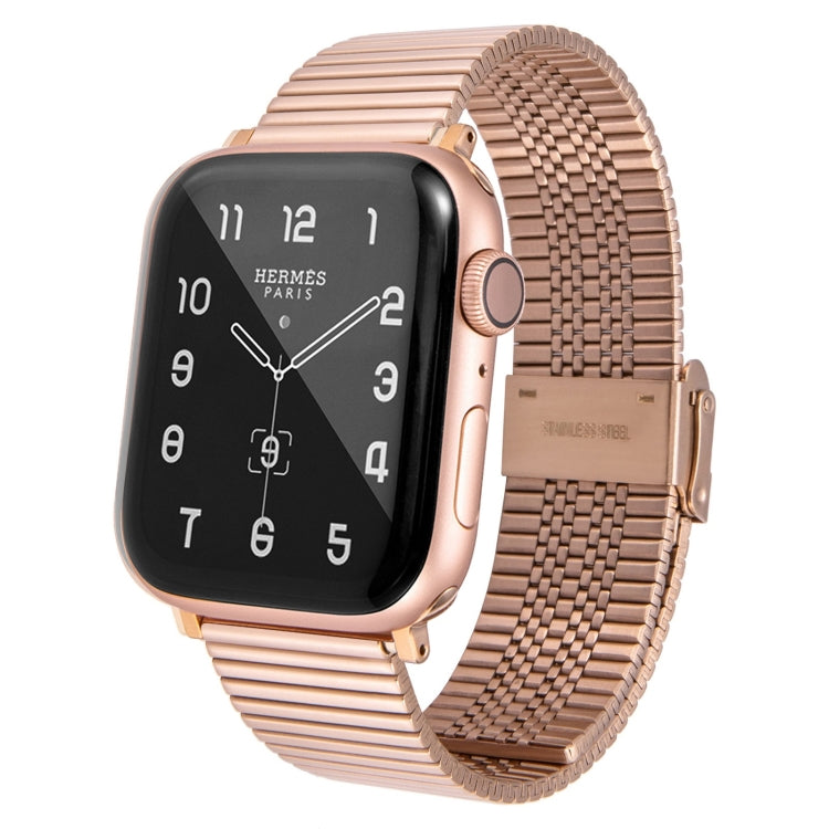 Bracelet de montre de remplacement en acier multi-bahts pour la série Apple Watch, 7 45mm / 6 & SE & 5 & 4 44mm / 3 & 2 & 1 42mm, 7 41mm / 6 & SE & 5 & 4 40mm / 3 & 2 & 1 38mm