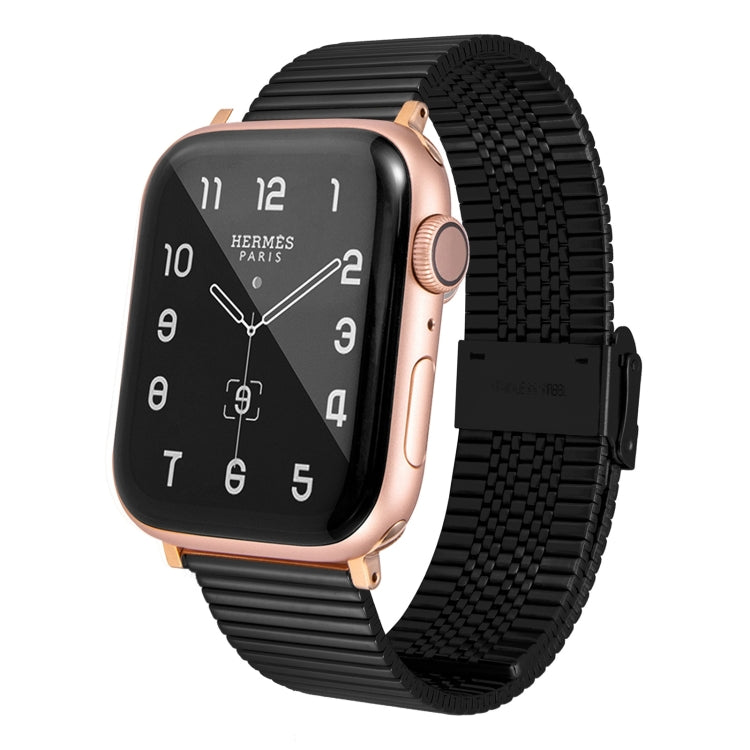 Bracelet de montre de remplacement en acier multi-bahts pour la série Apple Watch, 7 45mm / 6 & SE & 5 & 4 44mm / 3 & 2 & 1 42mm, 7 41mm / 6 & SE & 5 & 4 40mm / 3 & 2 & 1 38mm