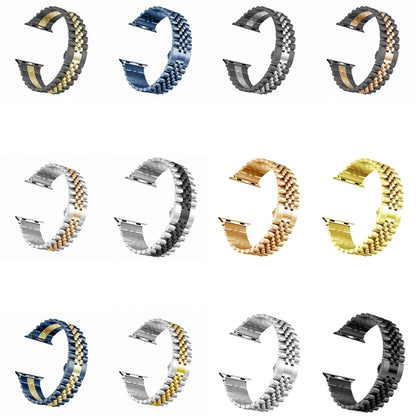 Largeur du bracelet de montre de rechange en acier inoxydable à cinq perles pour femmes: 20 mm pour la série Apple Watch, 7 45mm / 6 & SE & 5 & 4 44mm / 3 & 2 & 1 42mm, 7 41mm / 6 & SE & 5 & 4 40mm / 3 & 2 & 1 38mm