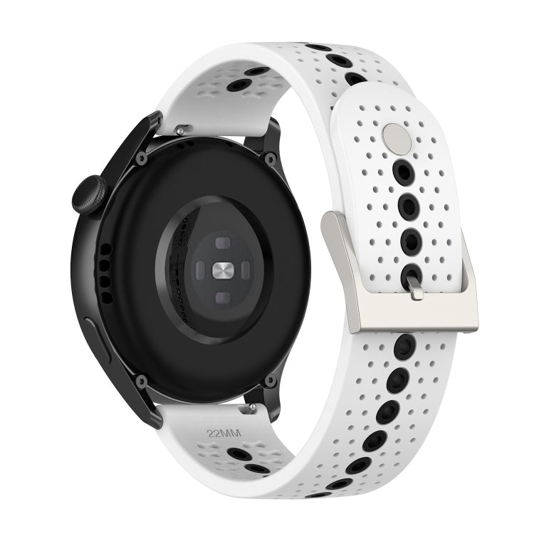 Bracelet de montre universel en silicone avec trou coloré, 22mm, 20mm, For Suunto 9 Peak