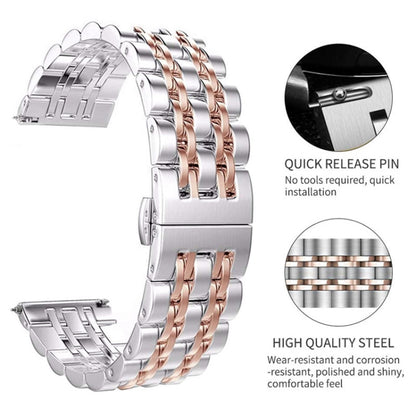 Bracelet de montre en acier à sept perles, 20mm Women Version, 22mm Men Version