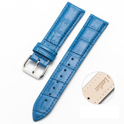 Bracelet de montre en cuir de vachette à deux couches avec texture commune en bambou, 10mm, 14mm, 16mm, 18mm, 20mm, 22mm, 24mm, 12mm