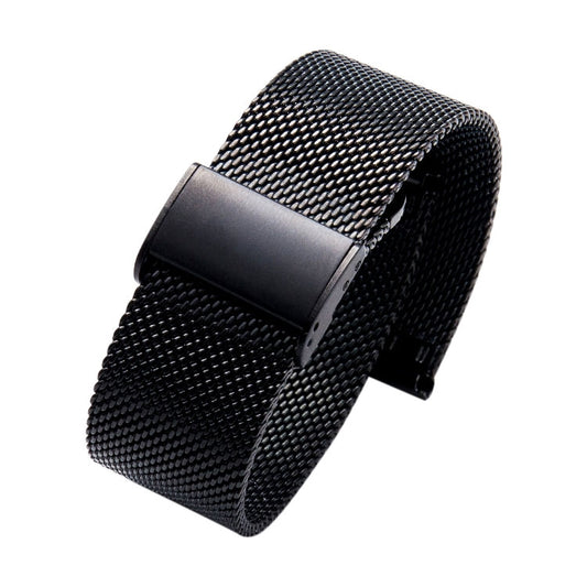 Bracelet de rechange en acier inoxydable 304 à boucle unique, 18mm, 20mm, 22mm