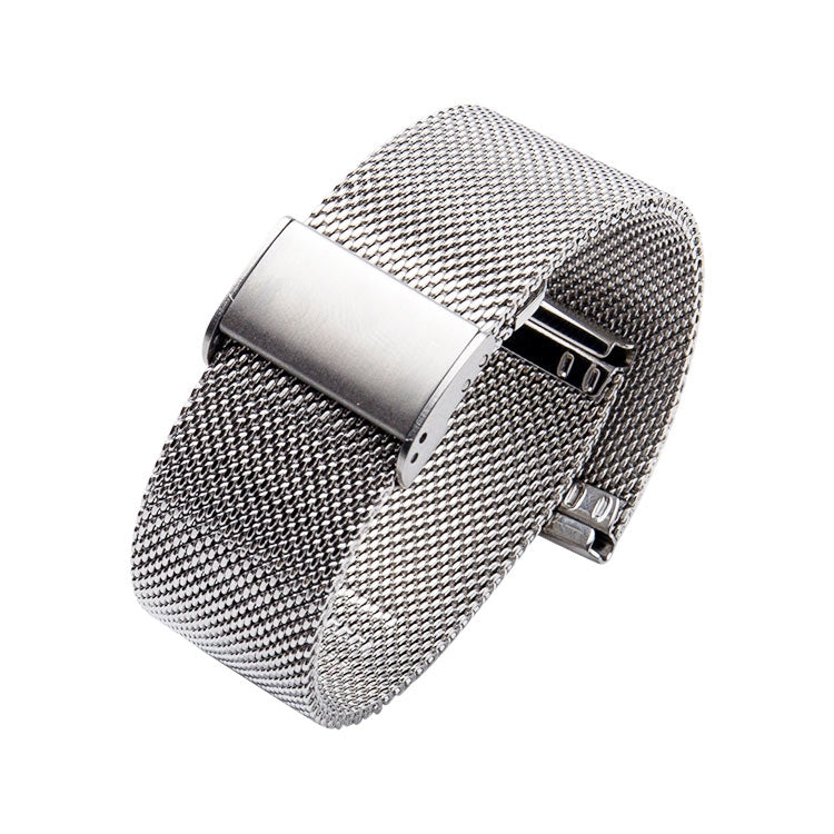 Bracelet de rechange en acier inoxydable 304 à boucle unique, 18mm, 20mm, 22mm