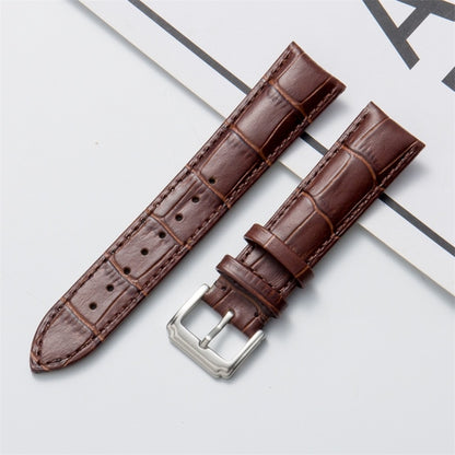Bracelet de montre en cuir de veau, 14mm, 16mm, 18mm, 20mm, 22mm, 24mm