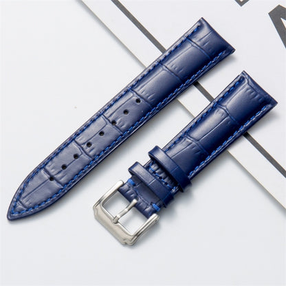 Bracelet de montre en cuir de veau, 14mm, 16mm, 18mm, 20mm, 22mm, 24mm