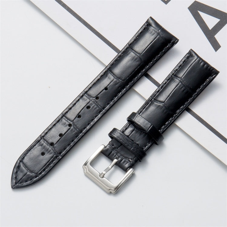 Bracelet de montre en cuir de veau, 14mm, 16mm, 18mm, 20mm, 22mm, 24mm