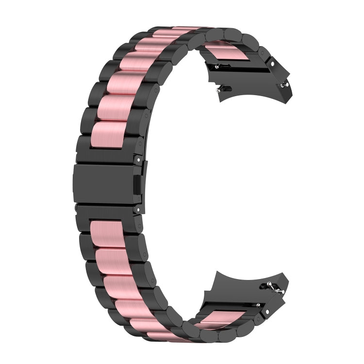 Bracelet de montre en acier à trois souches, For Samsung Galaxy Watch4 / Watch4 Classic