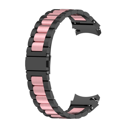 Bracelet de montre en acier à trois souches, For Samsung Galaxy Watch4 / Watch4 Classic