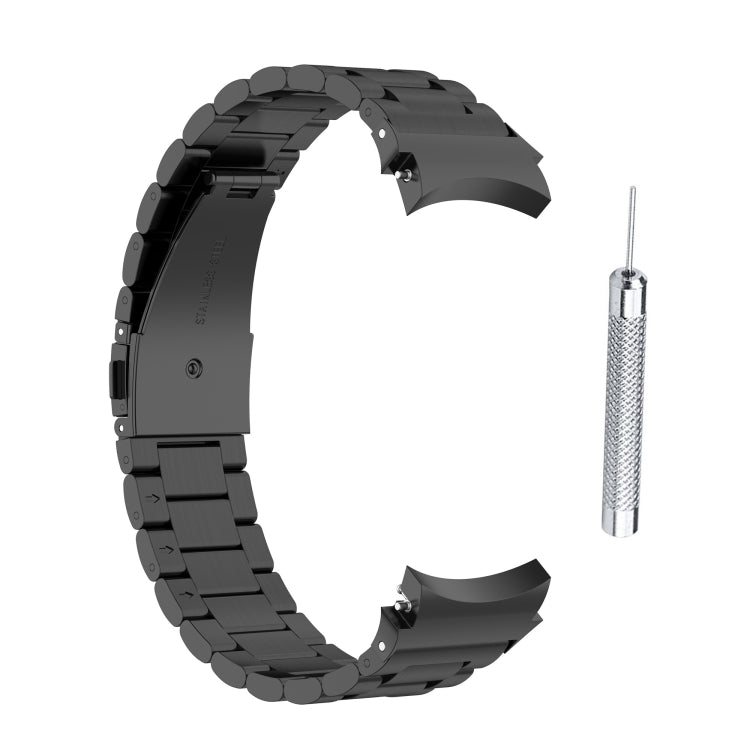 Bracelet de montre en acier à trois souches, For Samsung Galaxy Watch4 / Watch4 Classic