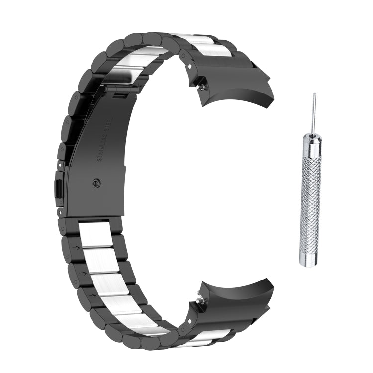 Bracelet de montre en acier à trois souches, For Samsung Galaxy Watch4 / Watch4 Classic