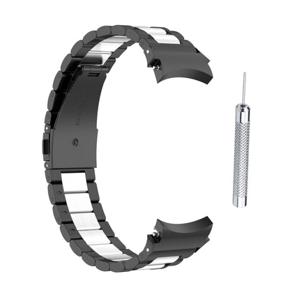 Bracelet de montre en acier à trois souches, For Samsung Galaxy Watch4 / Watch4 Classic