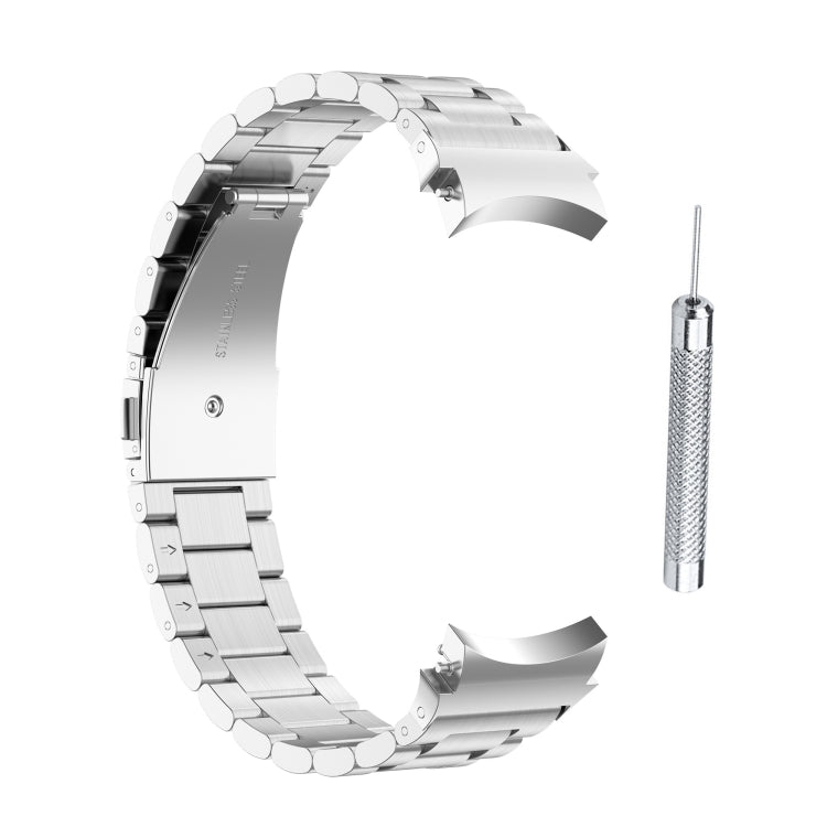 Bracelet de montre en acier à trois souches, For Samsung Galaxy Watch4 / Watch4 Classic