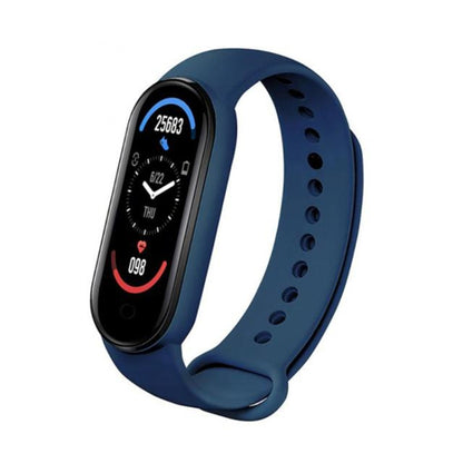 Bracelet intelligent de sport M6, prend en charge la surveillance de la fréquence cardiaque et la surveillance de la pression artérielle et la surveillance du sommeil et le rappel sédentaire, Linear Charging