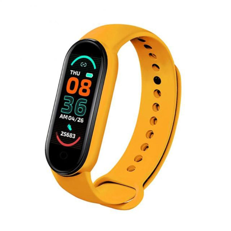 Bracelet intelligent de sport M6, prend en charge la surveillance de la fréquence cardiaque et la surveillance de la pression artérielle et la surveillance du sommeil et le rappel sédentaire, Linear Charging