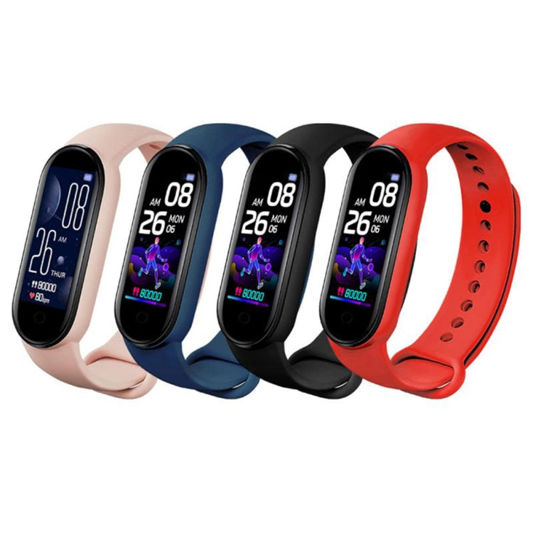 Bracelet intelligent de sport M6, prend en charge la surveillance de la fréquence cardiaque et la surveillance de la pression artérielle et la surveillance du sommeil et le rappel sédentaire, Linear Charging
